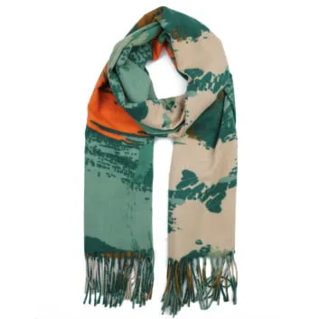 1042308- Abstract Green Scarf - Zelly