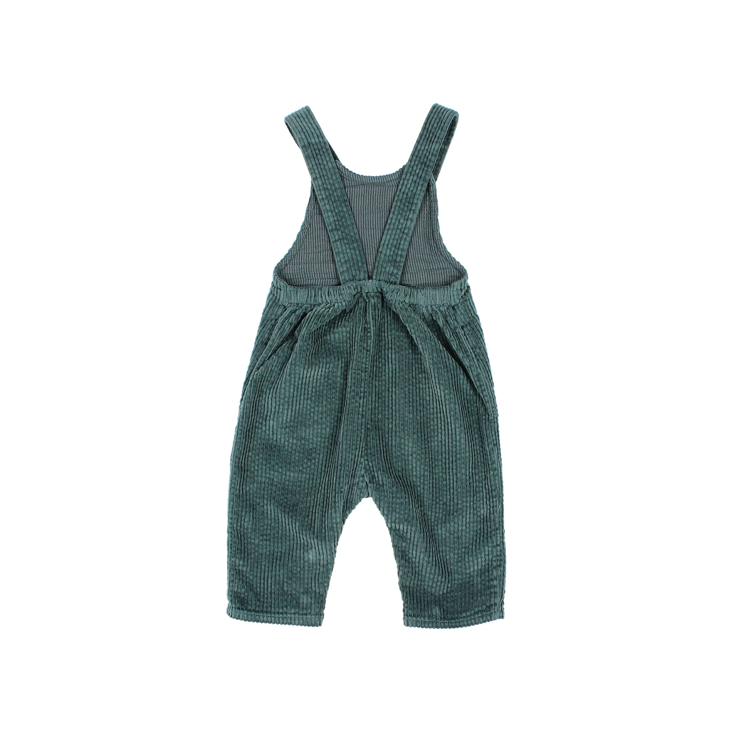 6545-CORDUROY DUNGAREE-Bosco