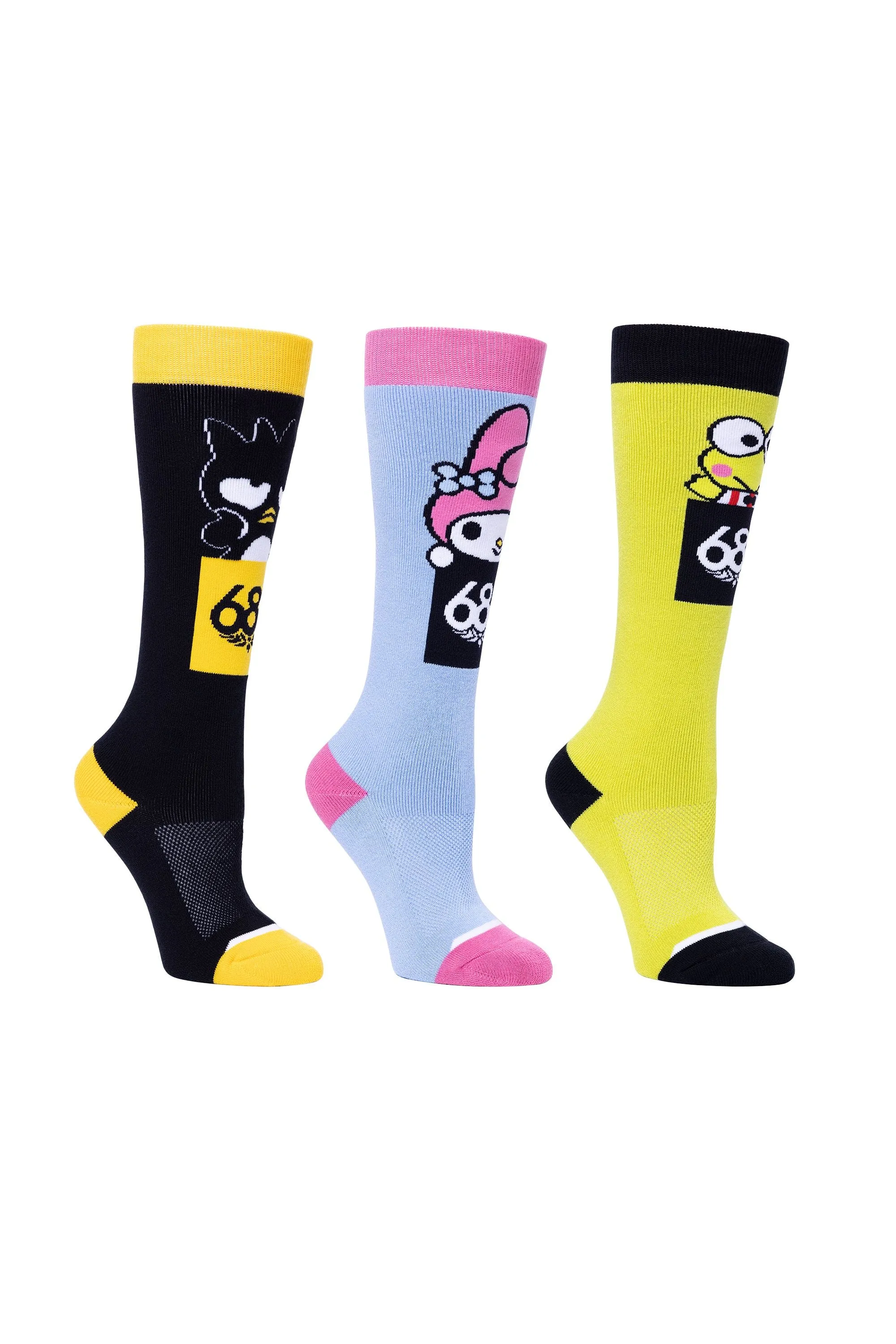 686 Hello Kitty and Friends Socks (3-Pack)