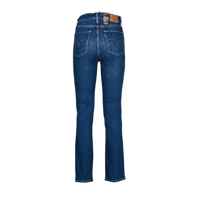 724 HIGH RISE SLIM JEANS Woman Dark Denim