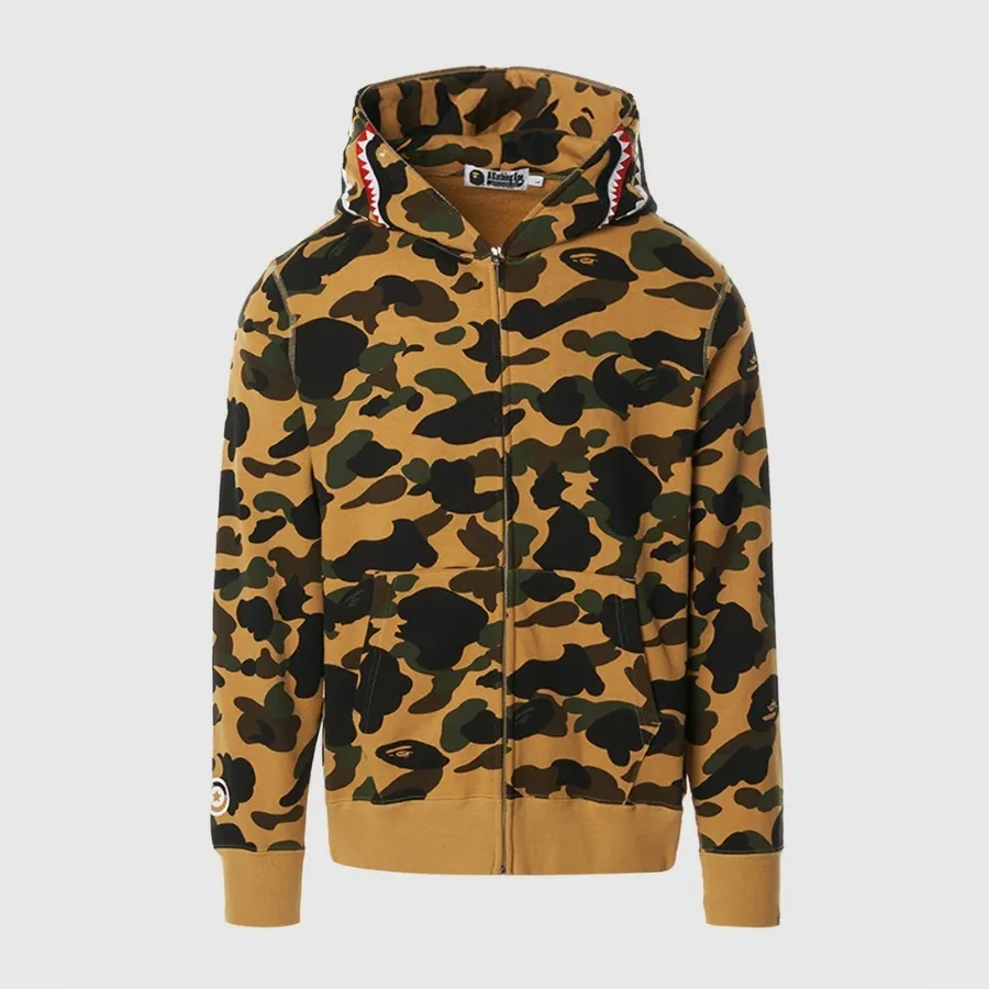 A BATHING APE  |Camouflage Unisex Street Style Long Sleeves Cotton Logo