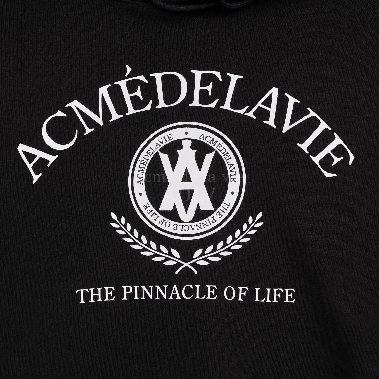 acme de la vie  |Street Style Long Sleeves Plain Cotton Logo