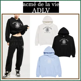 acme de la vie  |Street Style Long Sleeves Plain Cotton Logo