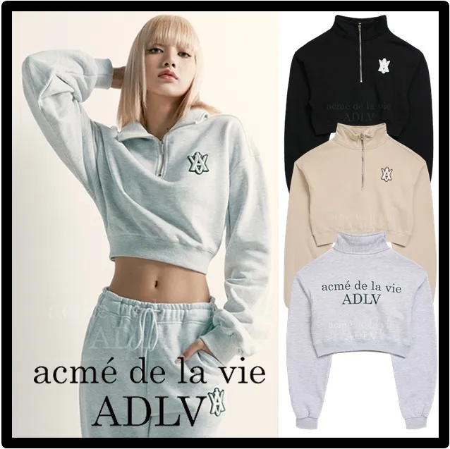 acme de la vie  |Unisex Street Style Logo Hoodies & Sweatshirts