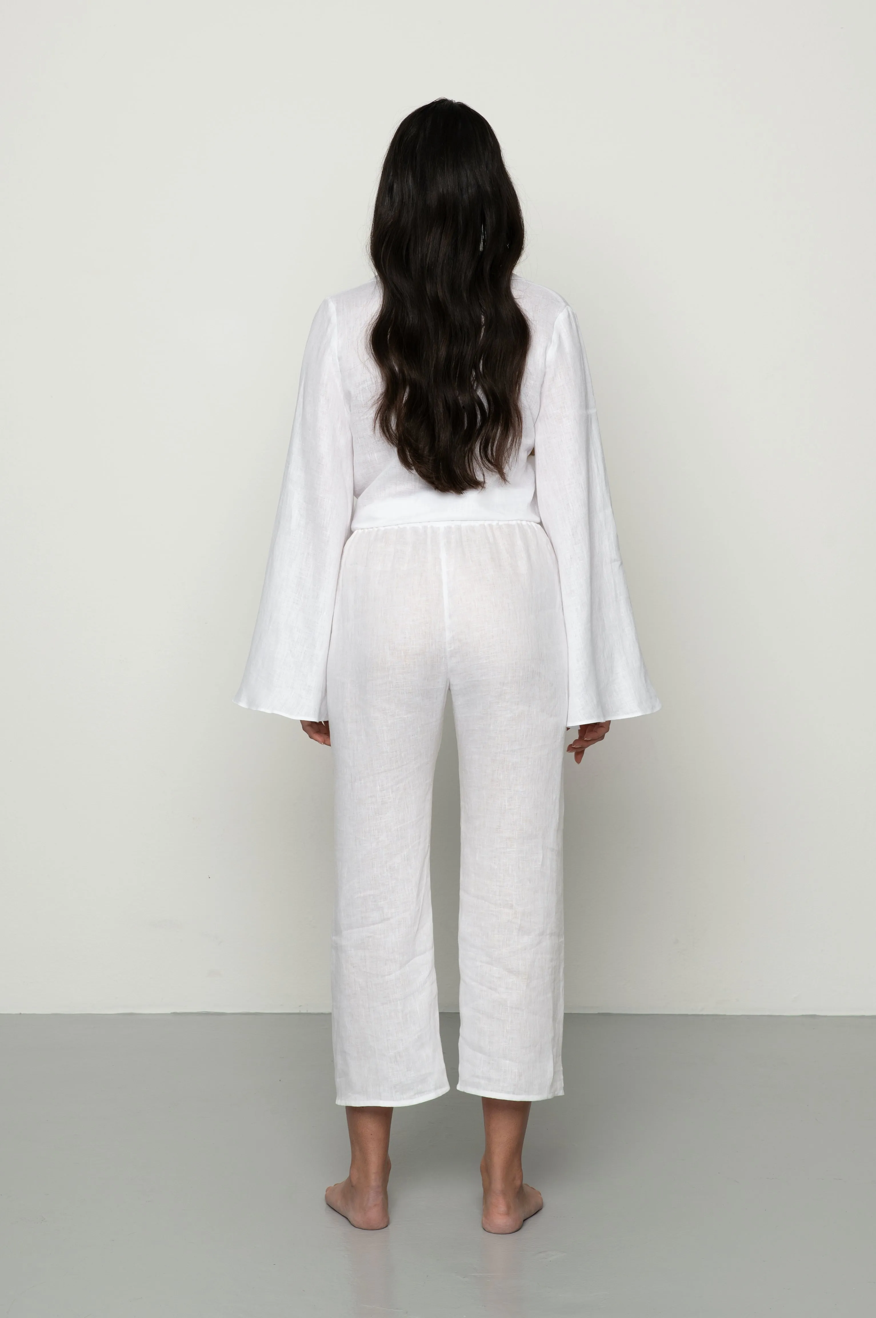 Adrienne trousers white