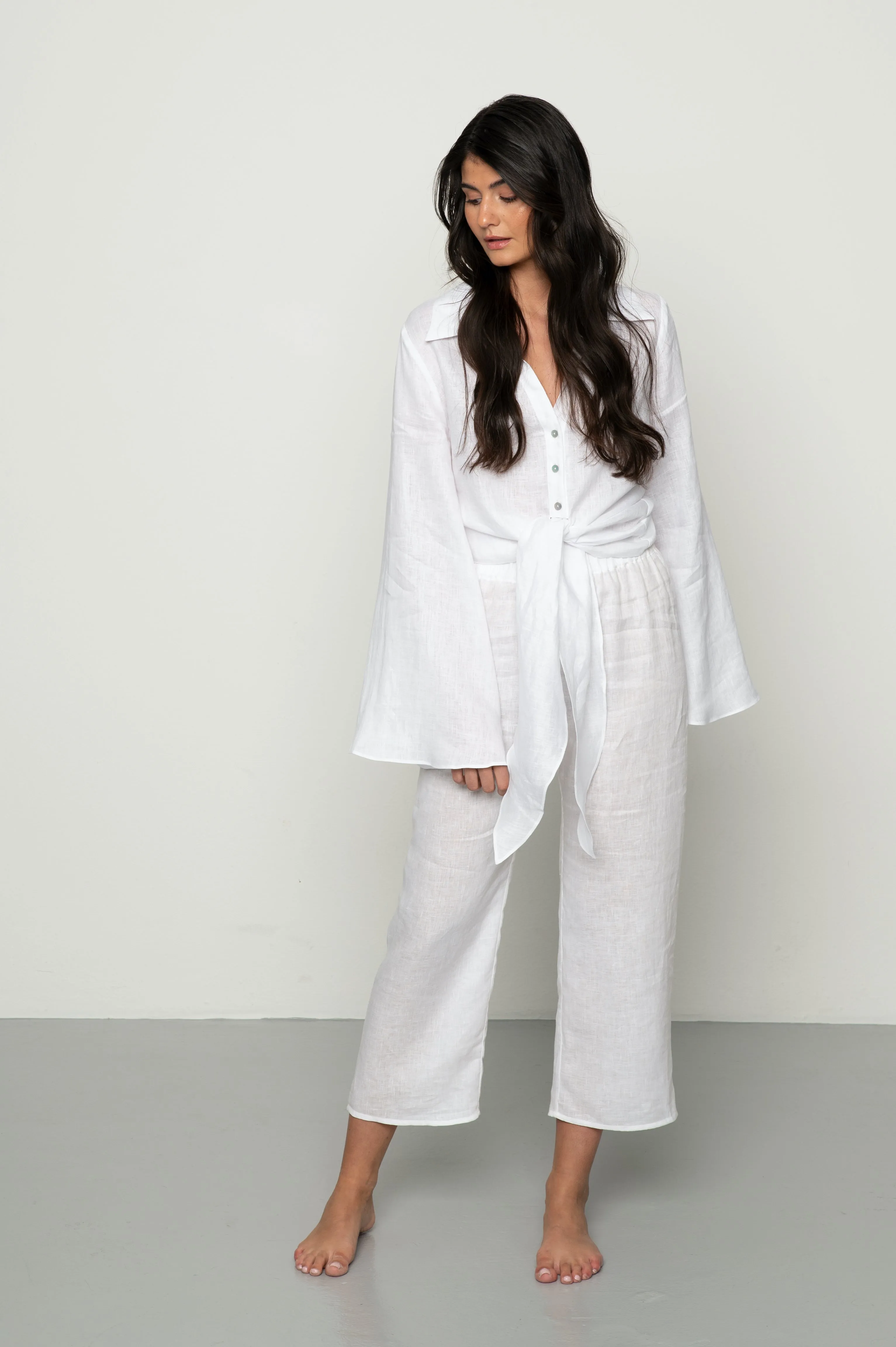 Adrienne trousers white