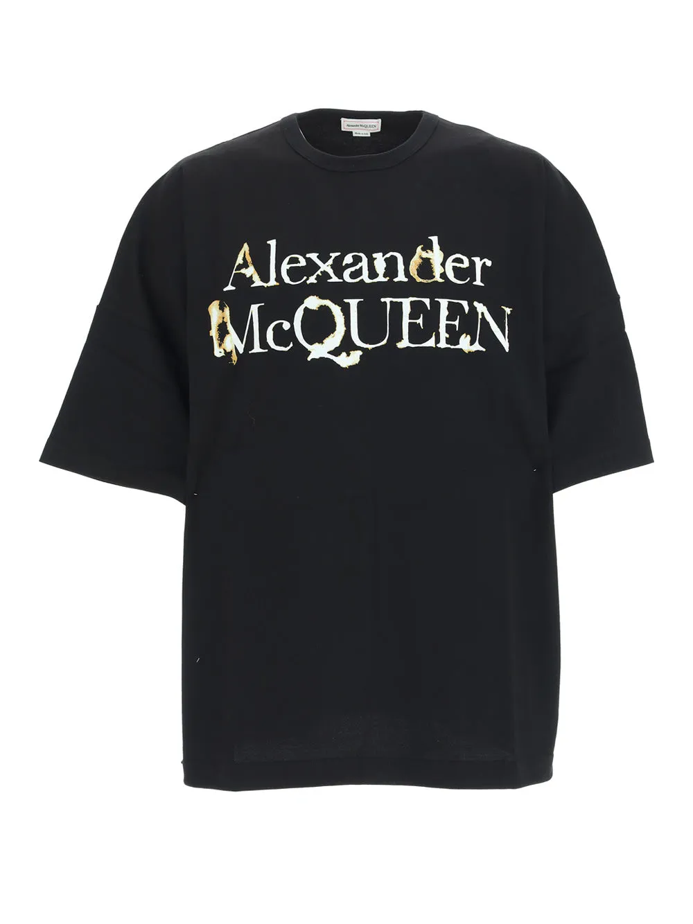 Alexander McQueen Logo Printed Crewneck T-Shirt