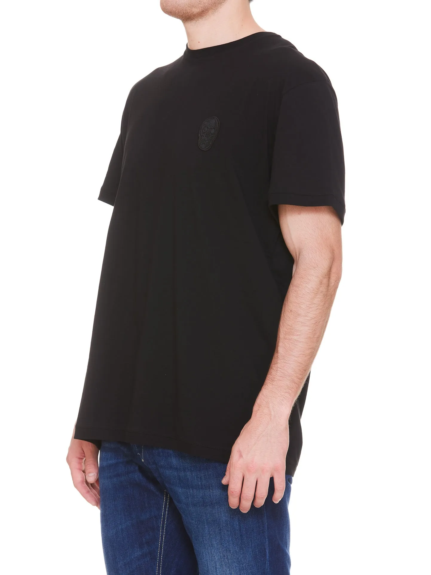 Alexander McQueen Short Sleeved Crewneck T-Shirt