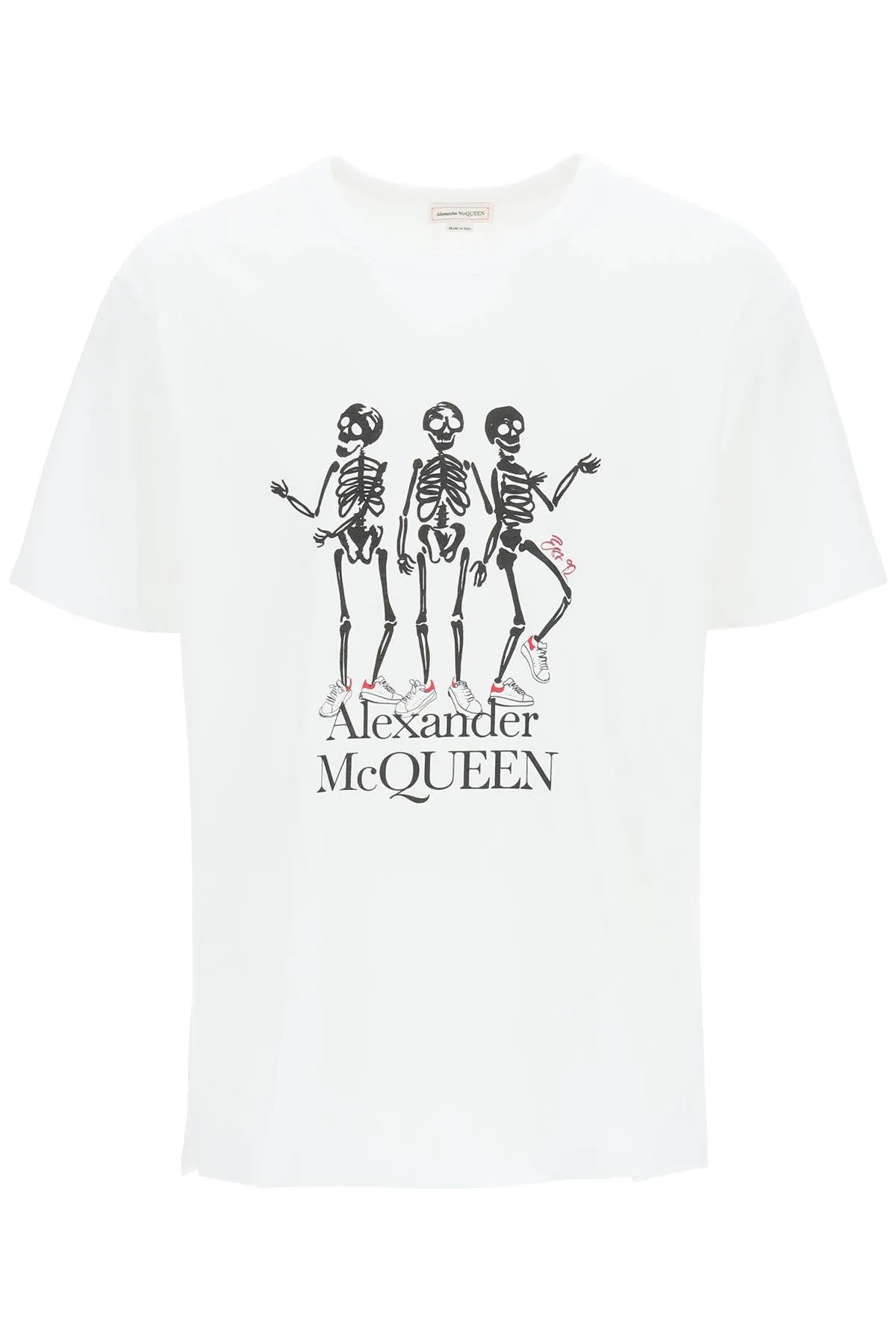 Alexander McQueen Skeleton Printed T-Shirt