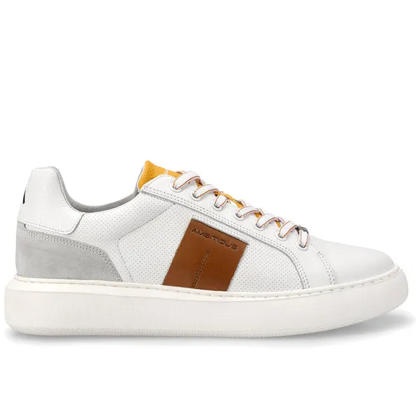 AMBITIOUS Ambitious Eclipse Logo Sneaker - White