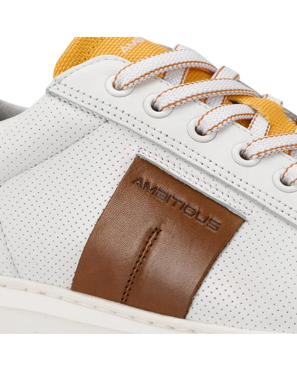 AMBITIOUS Ambitious Eclipse Logo Sneaker - White