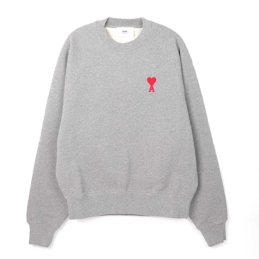 AMI PARIS  |Unisex Street Style U-Neck Long Sleeves Logo