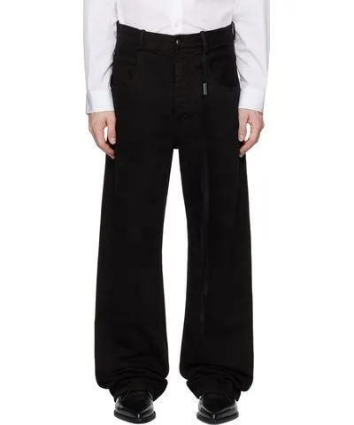 Ann Demeulemeester Black Ronald 5 Pocket Comfort Jeans