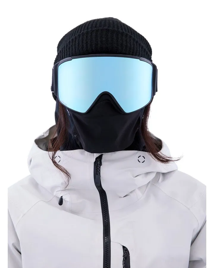 Anon M4S Cylindrical Snow Goggles + Bonus Lens + Mfi Face Mask - Black/Perceive Variable Blue Lens