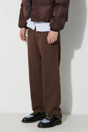 A.P.C. cotton trousers brown color