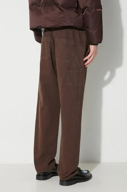 A.P.C. cotton trousers brown color