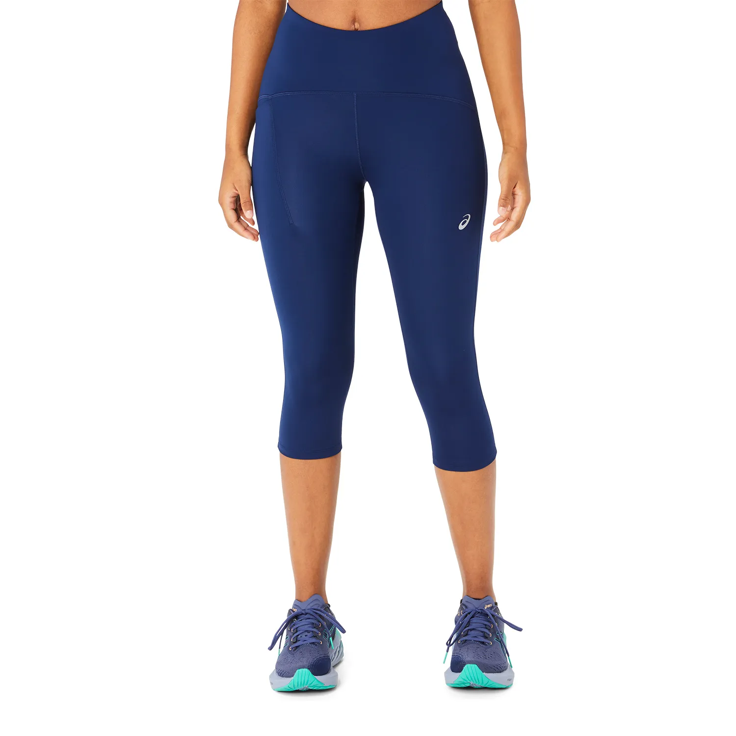 Asics Road Capri Tights  Blue Expanse