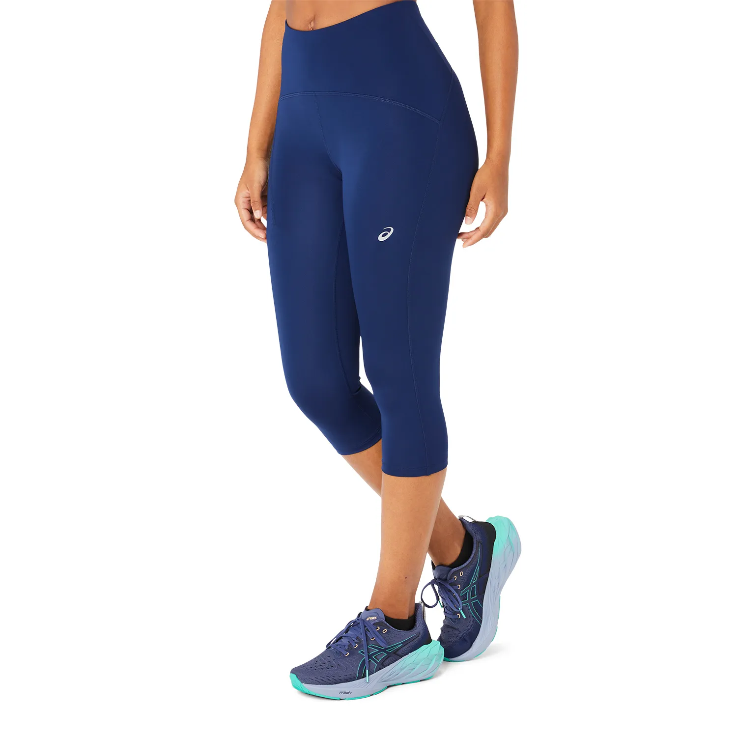 Asics Road Capri Tights  Blue Expanse