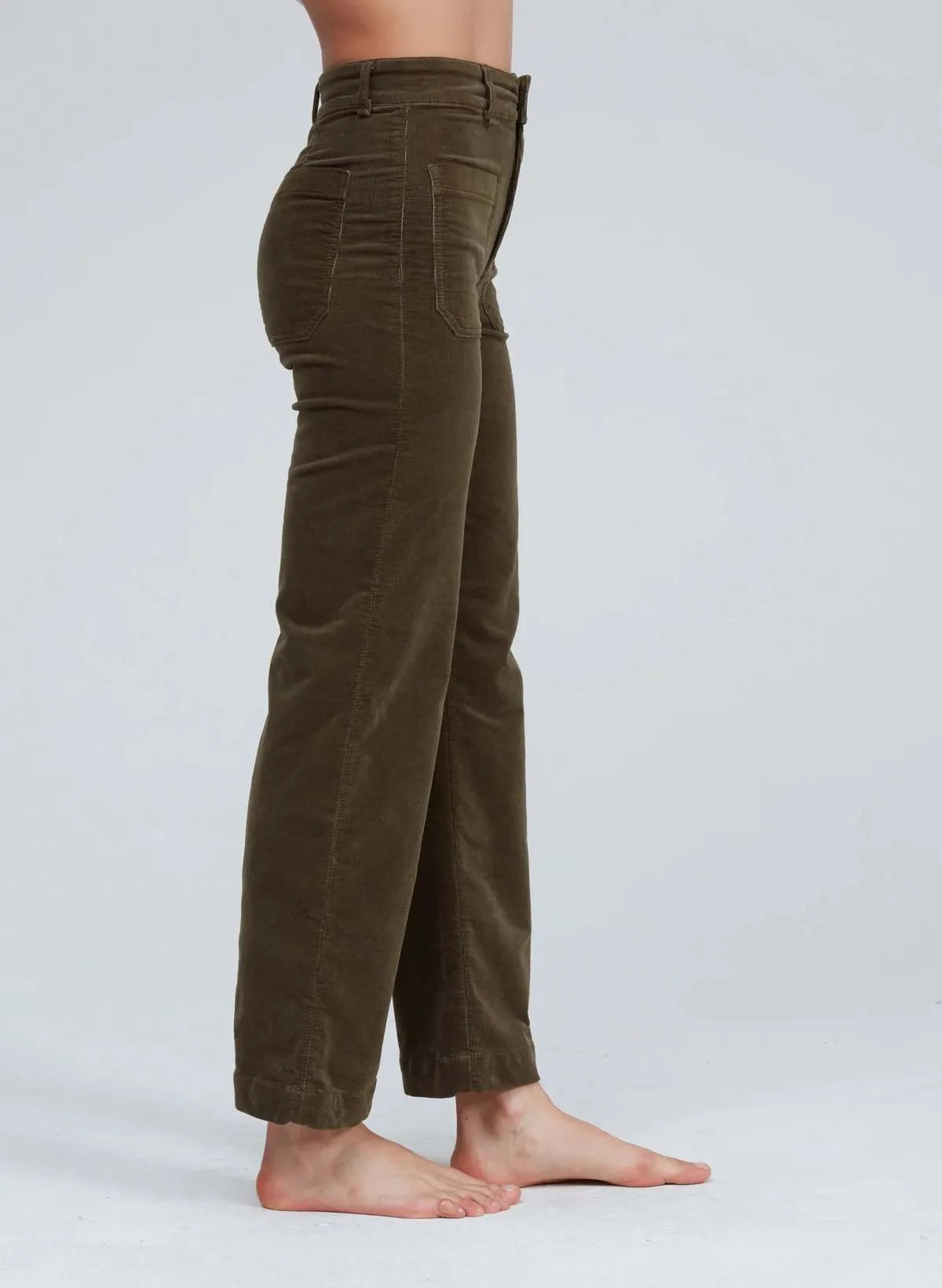 ASKKNY Sailor Corduroy Pants - Safari Green