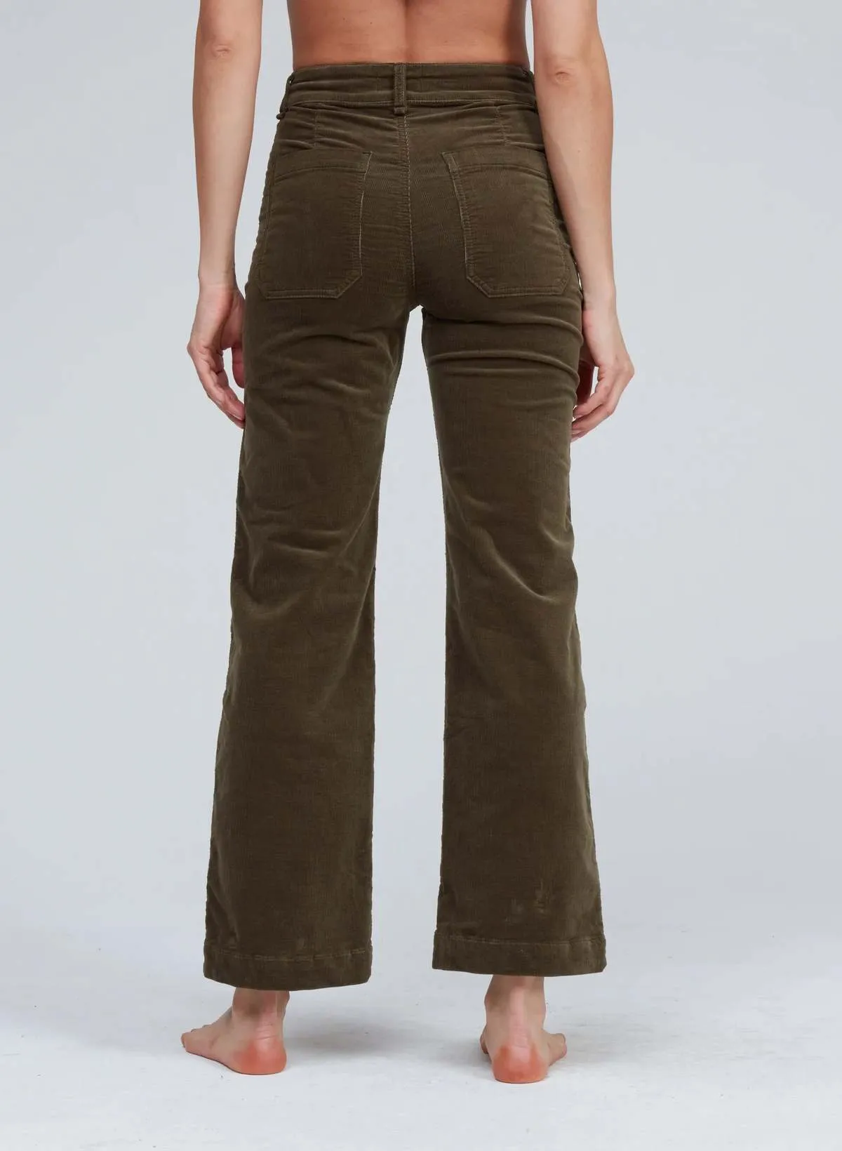 ASKKNY Sailor Corduroy Pants - Safari Green