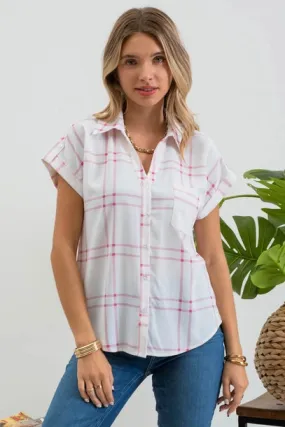 Avery Button Down Short Sleeve