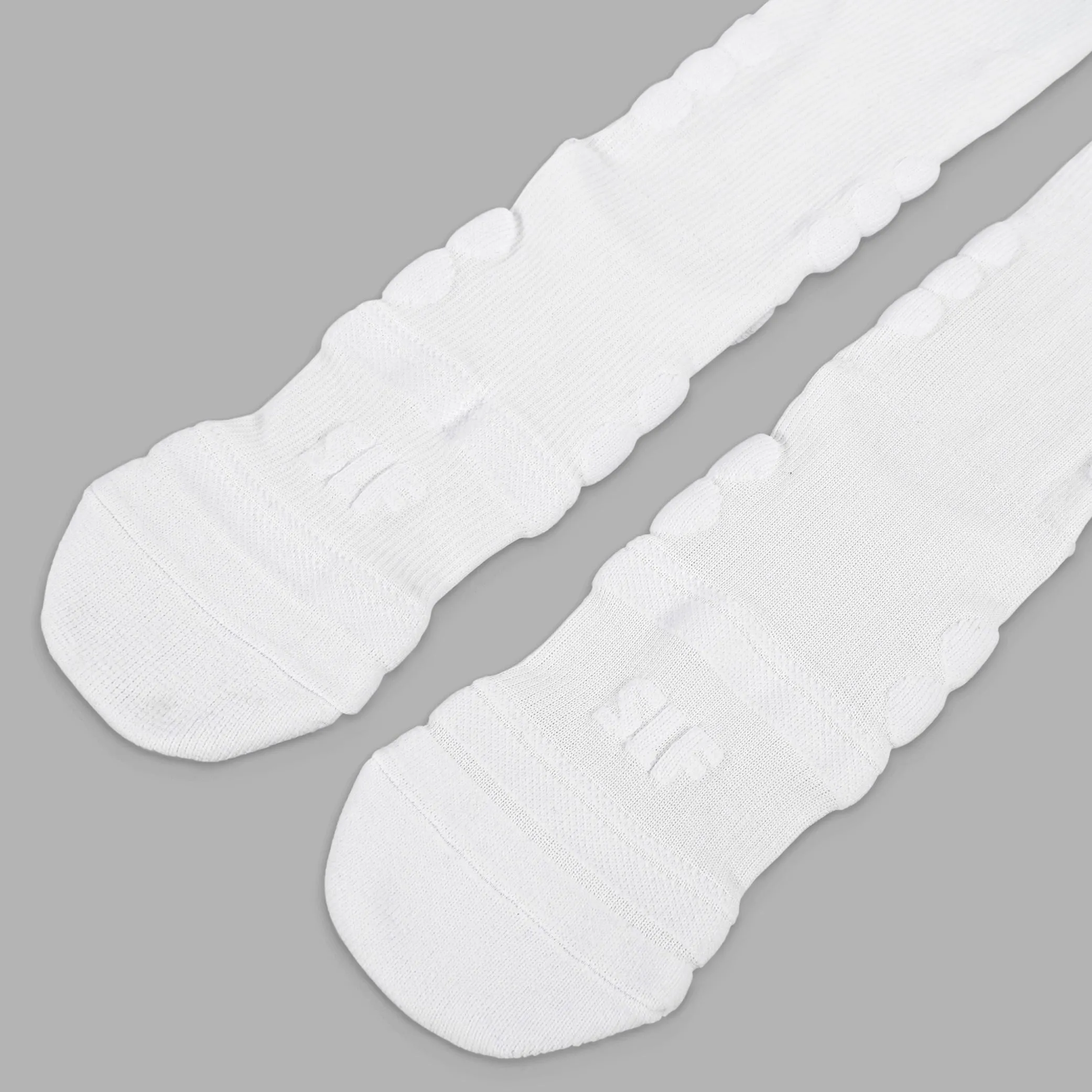 Basic White Football Padded Long Socks