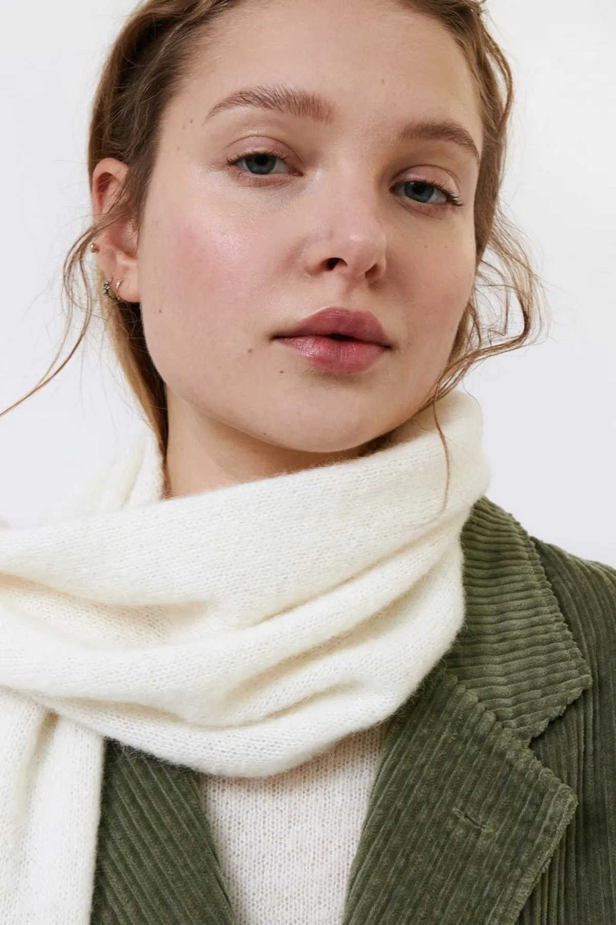 Biscuit Scarf - Cream