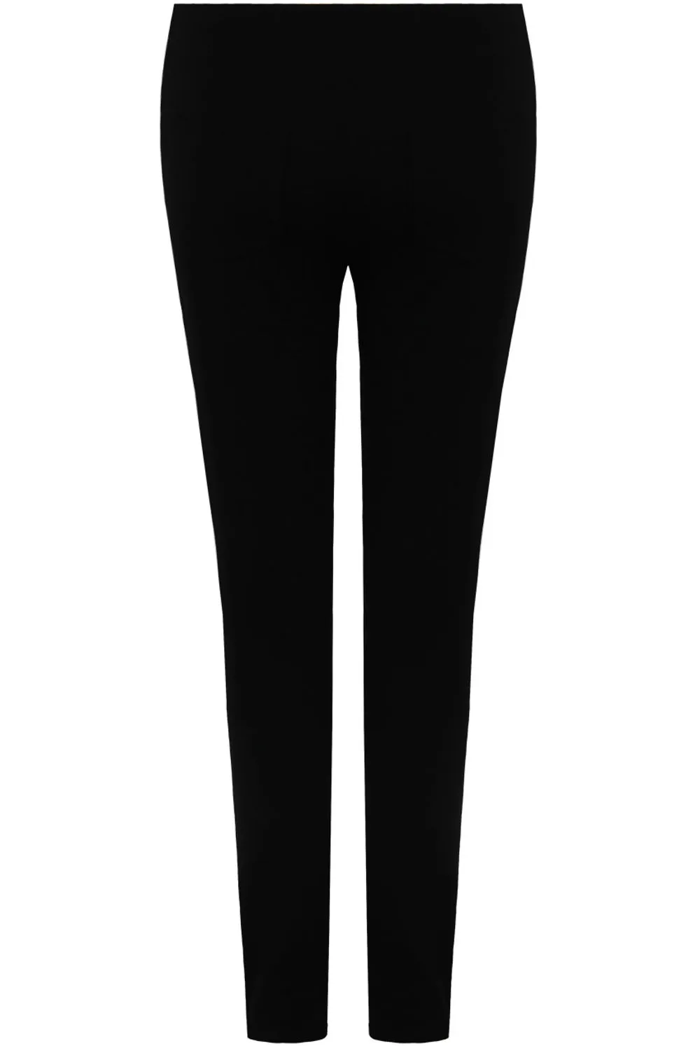 Black PVC Textured Leggings 