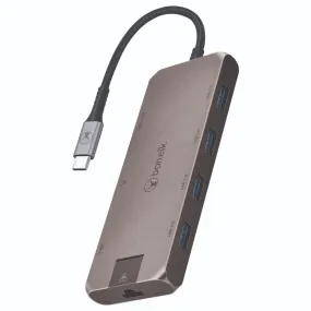 Bonelk Long-Life USB-C to 8-in-1 Multiport Hub