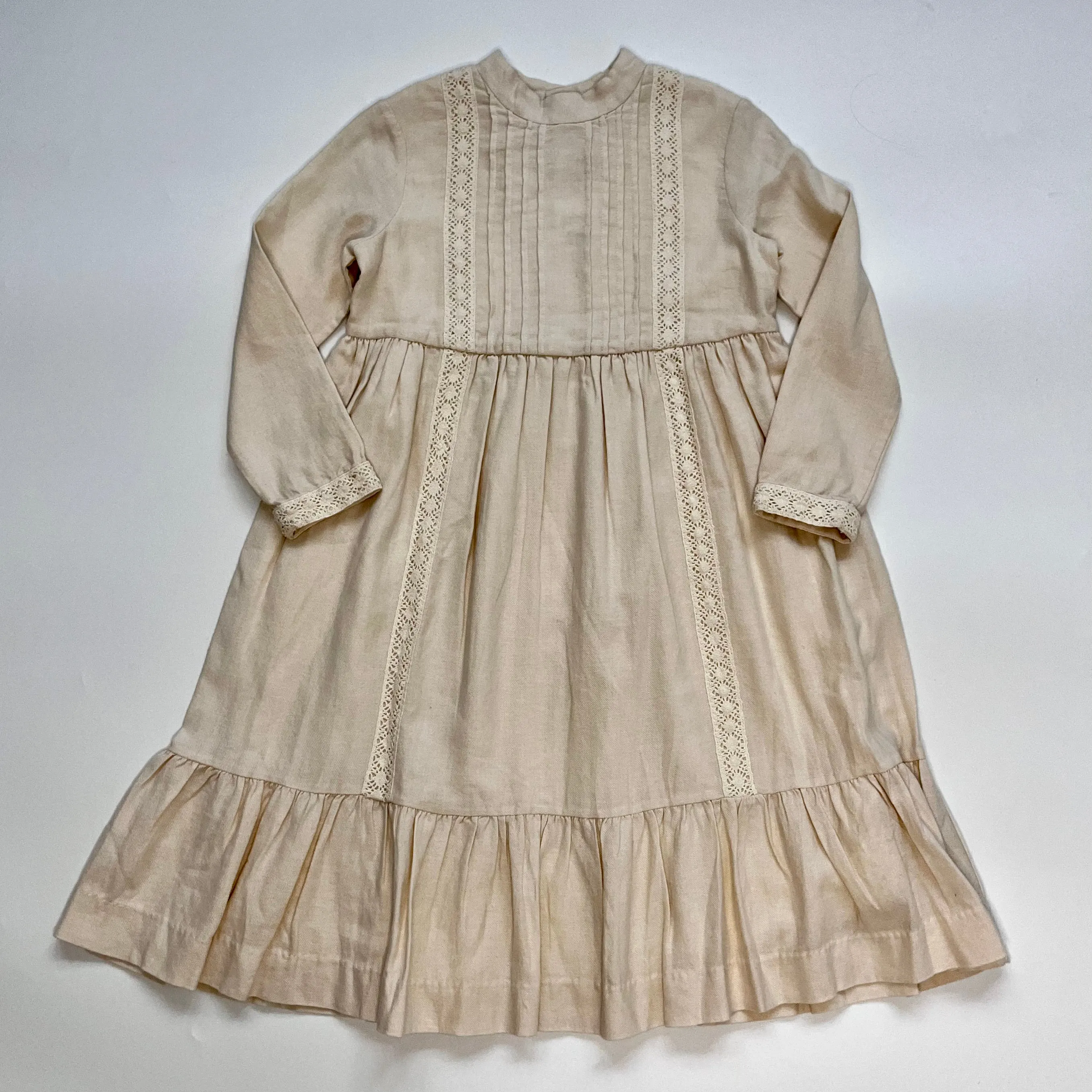 Bonpoint Cream Wool Mix Winter Dress: 6 Years (Brand New)