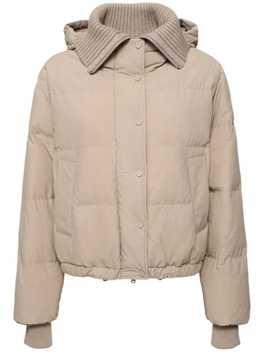 Brunello Cucinelli   Cotton blend down jacket 