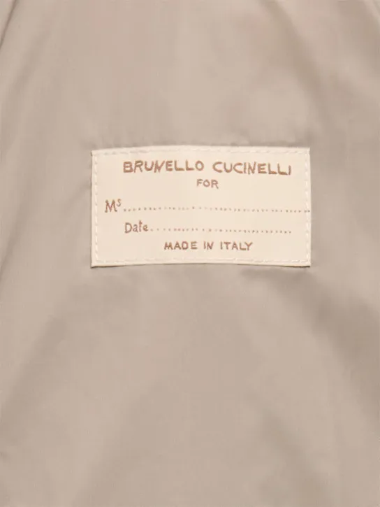 Brunello Cucinelli   Cotton blend down jacket 