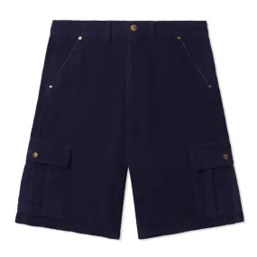 Butter Goods Corduroy Cargo Shorts Navy