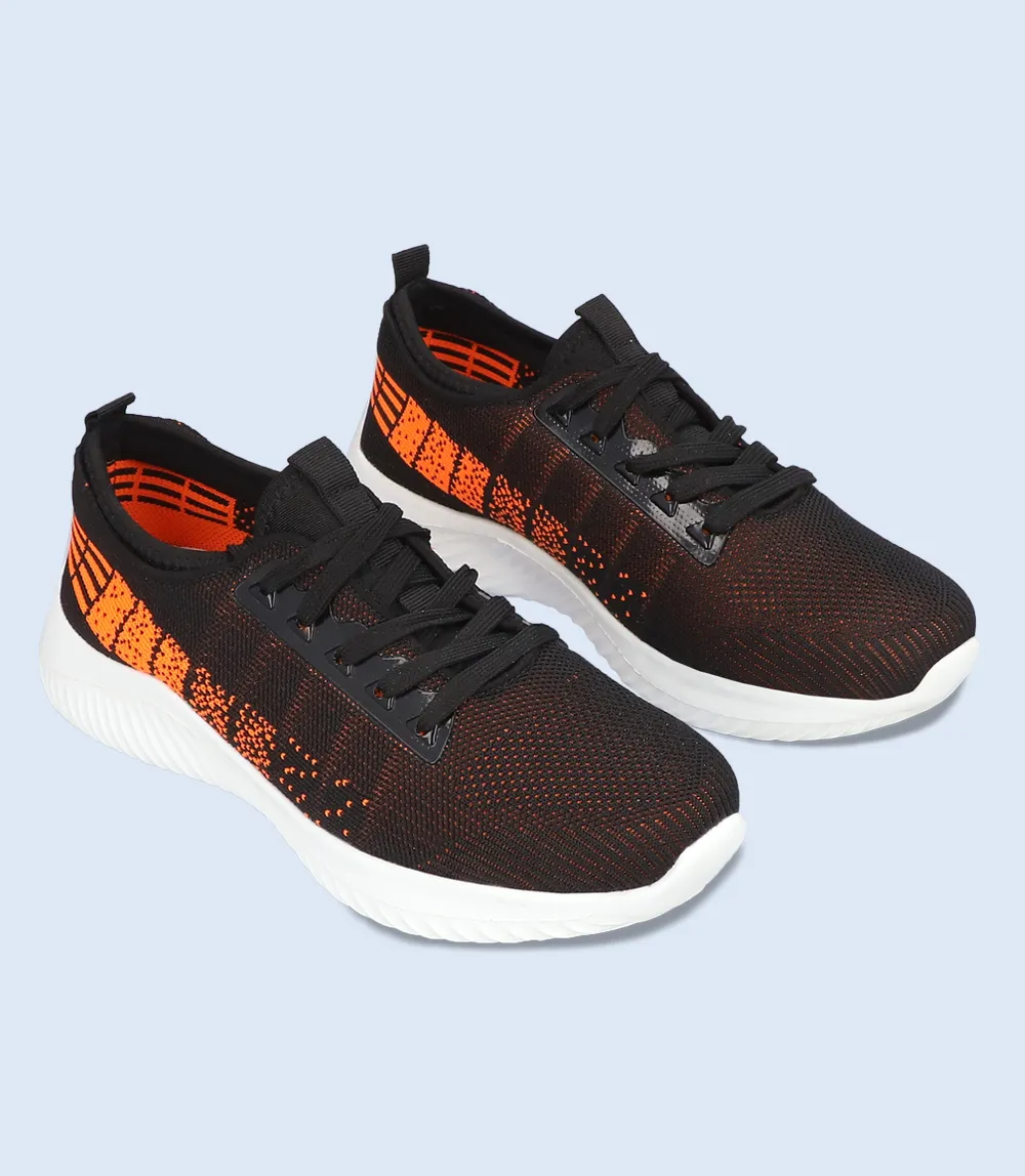 BW8249-BLACK/ORNG-Women Sports Shoes