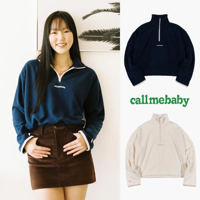 Call Me Baby  |Street Style Long Sleeves Logo Hoodies & Sweatshirts