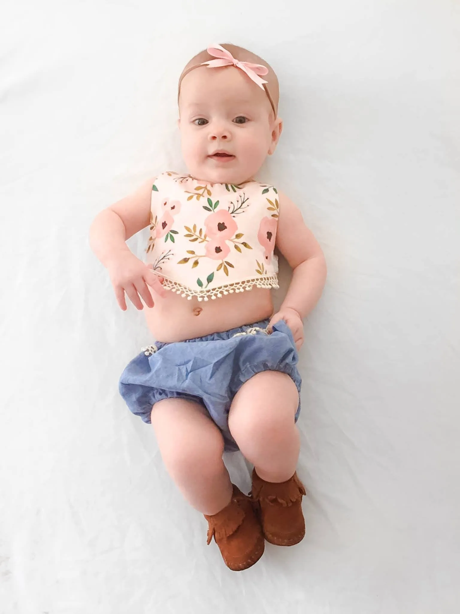 Canyon Bib and Bloomers PDF Pattern Baby NB-2T