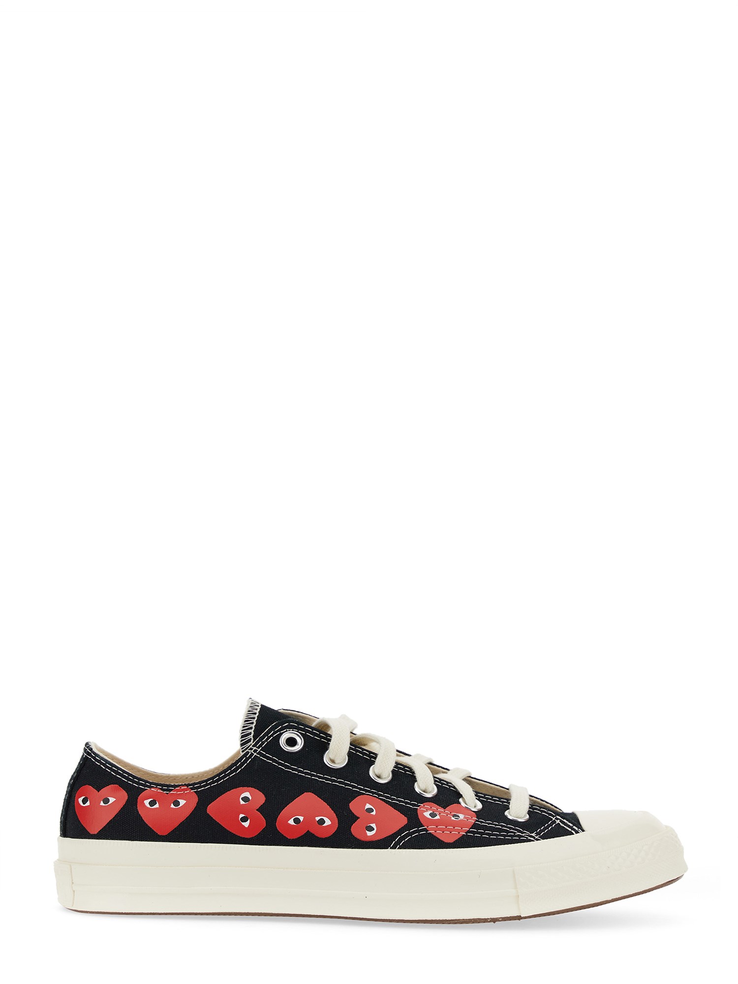 COMME DES GARCONS PLAY CONVERSE    MULTI HEART SNEAKER