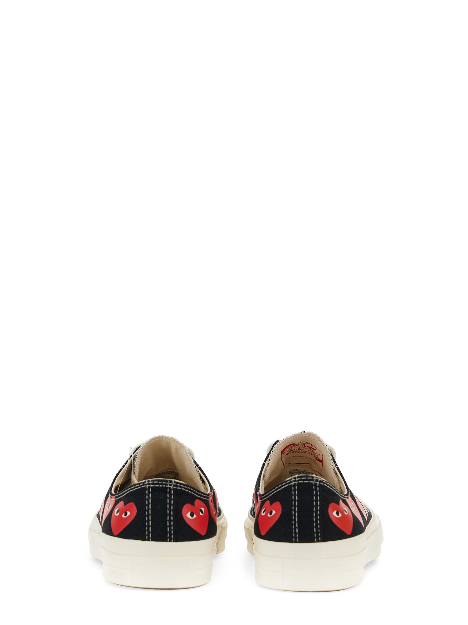 COMME DES GARCONS PLAY CONVERSE    MULTI HEART SNEAKER