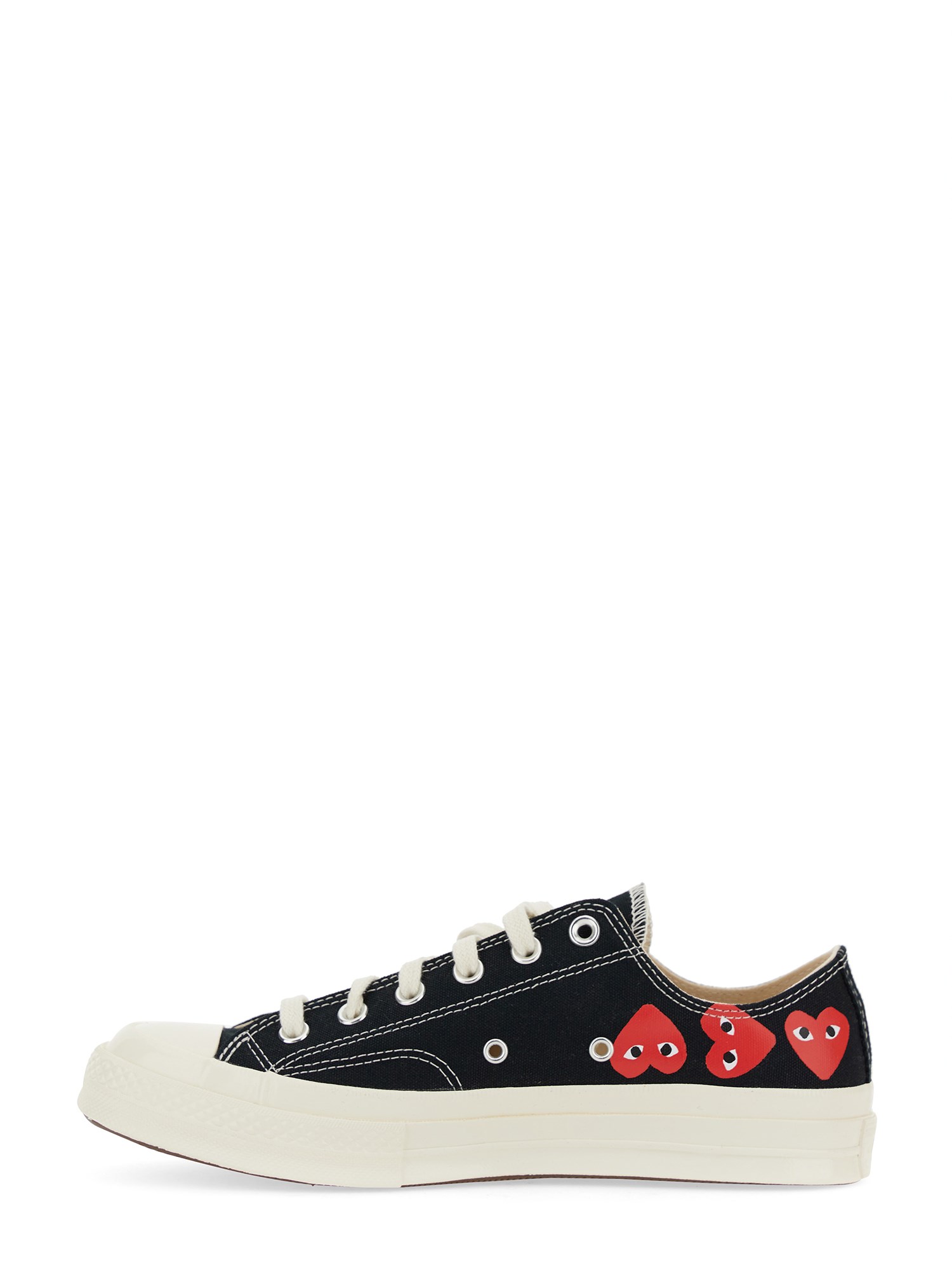 COMME DES GARCONS PLAY CONVERSE    MULTI HEART SNEAKER