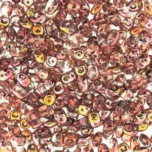 Crystal Capri Gold - SuperDuo, 2.5x5mm 22g