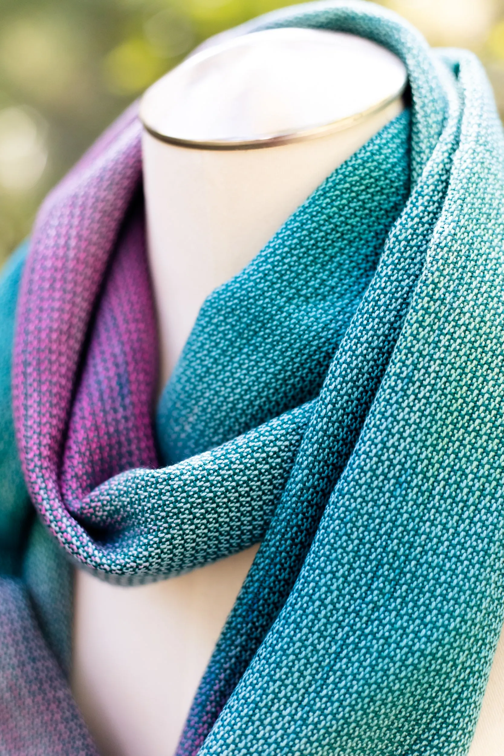 Cyclamen Dyed Infinity Scarf