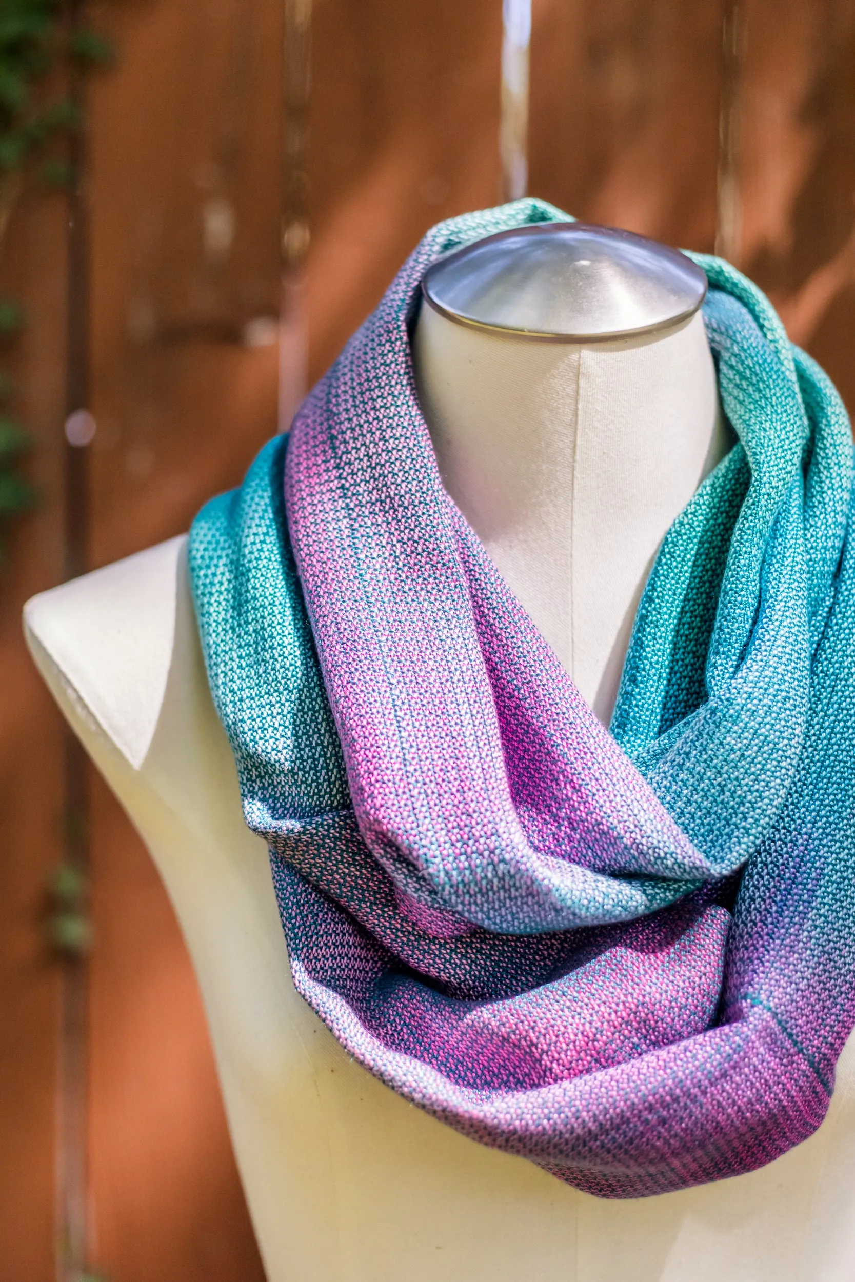 Cyclamen Dyed Infinity Scarf