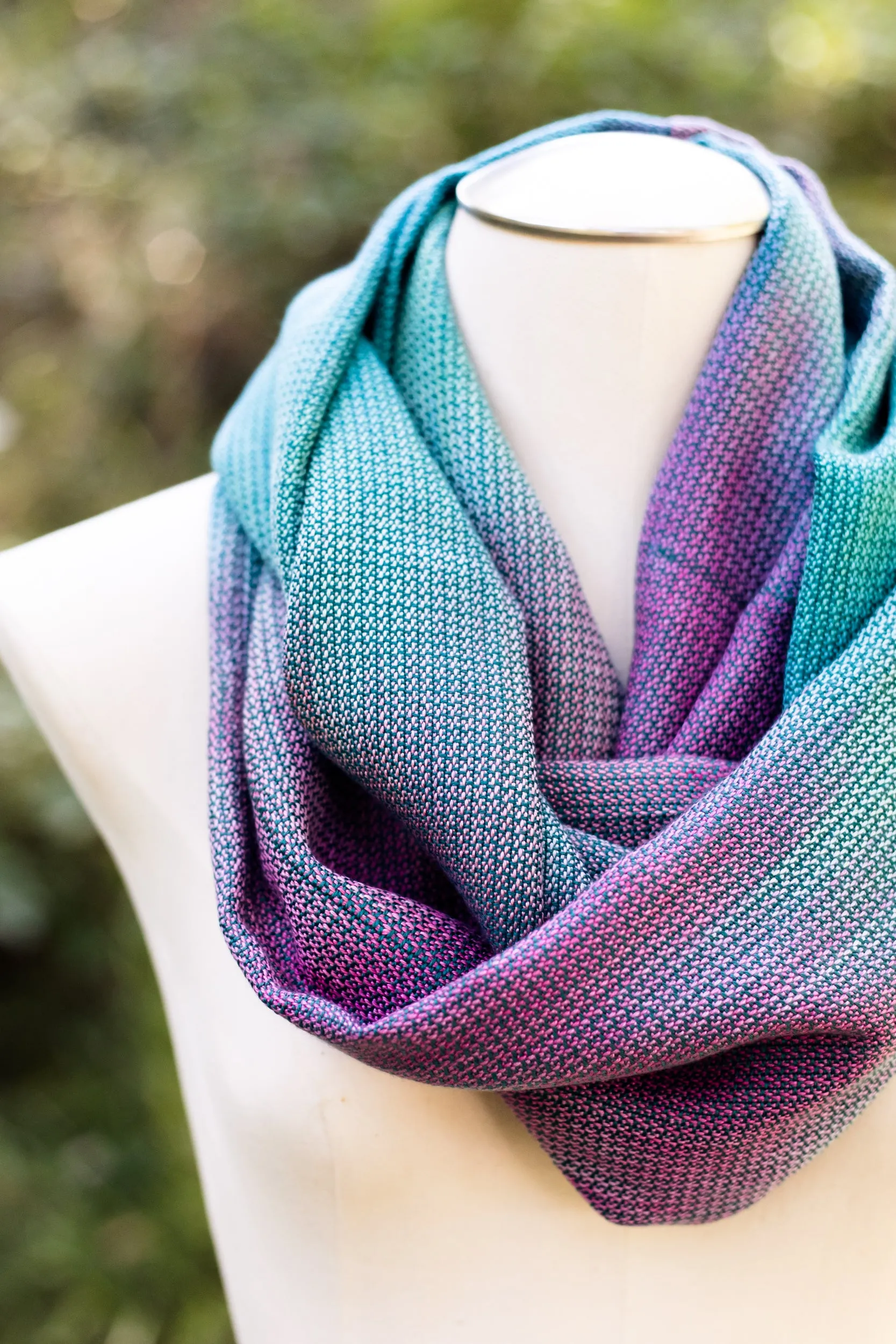 Cyclamen Dyed Infinity Scarf