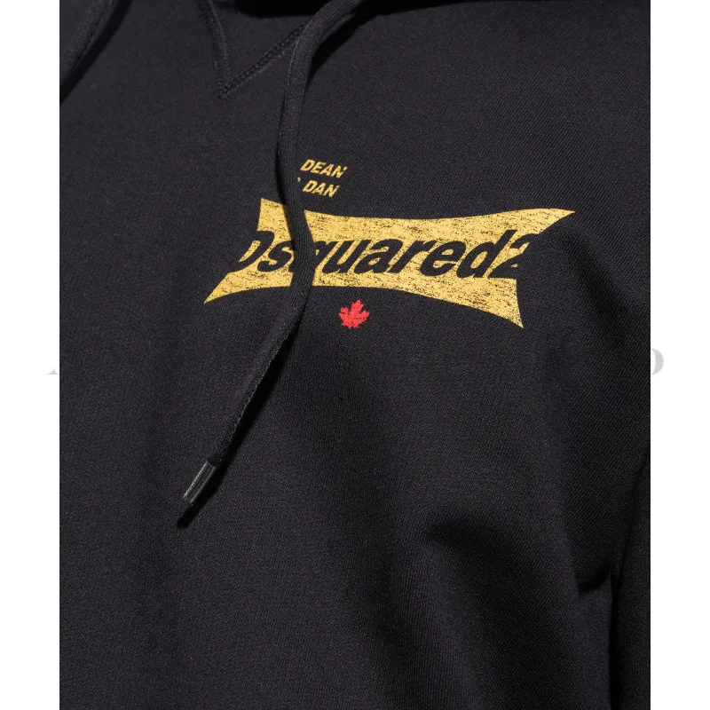 D SQUARED2  |Street Style Long Sleeves Plain Cotton Logo Luxury Hoodies