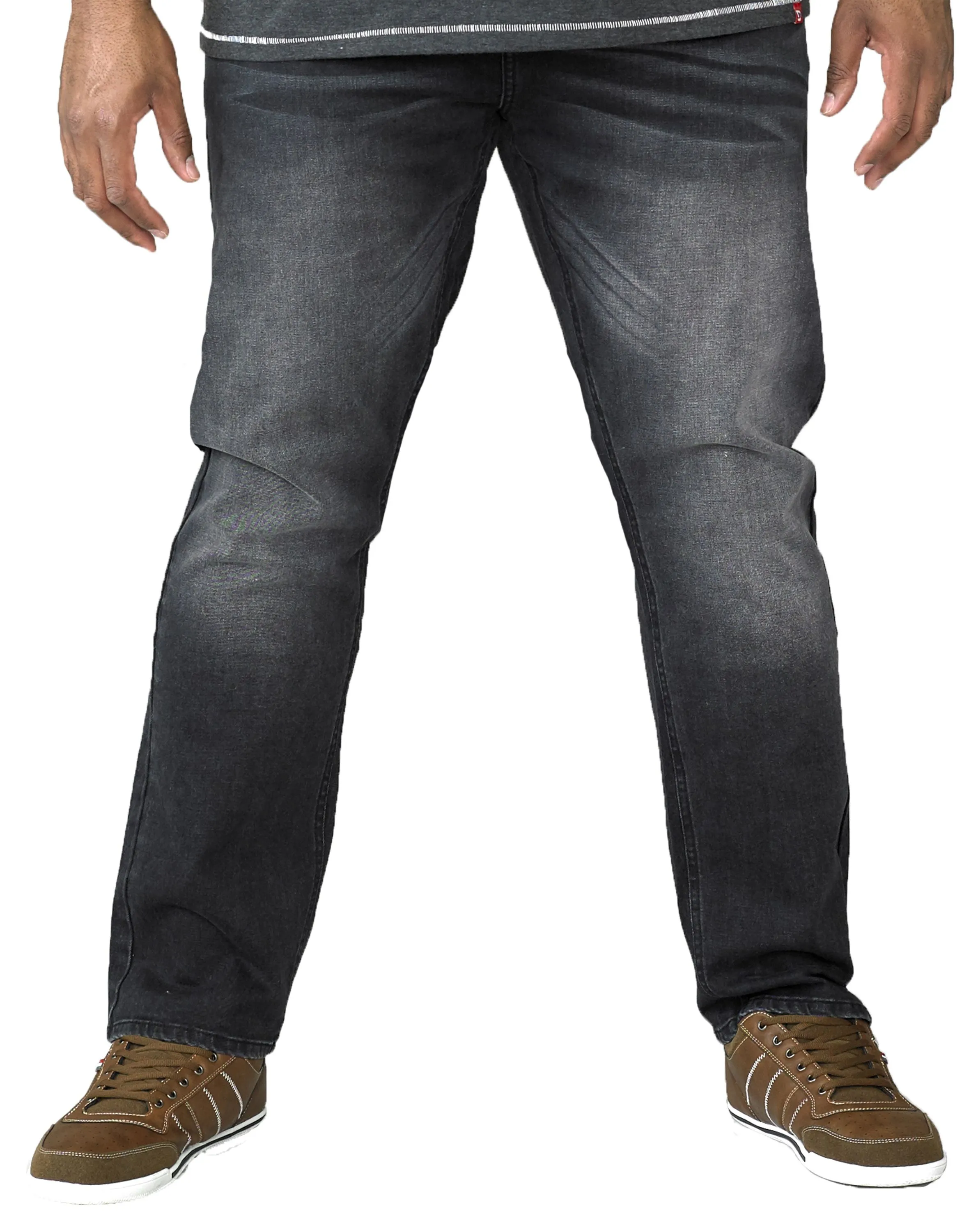 D555 Jeans Benson Stretch Denim Grey Stonewash