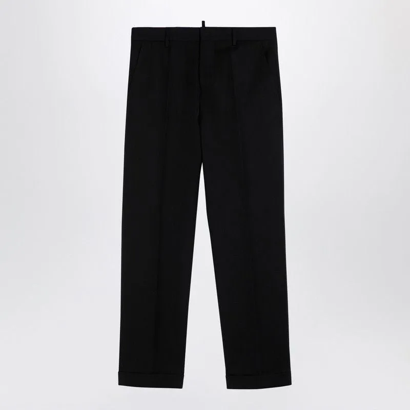 DEAN STRAIGHT TROUSERS BLACK