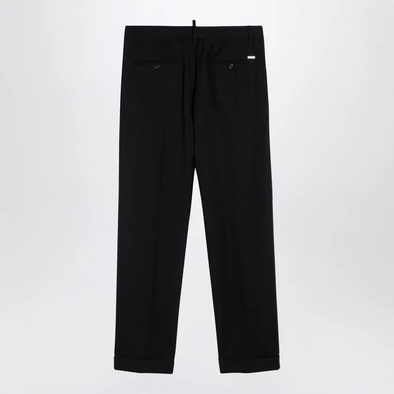 DEAN STRAIGHT TROUSERS BLACK