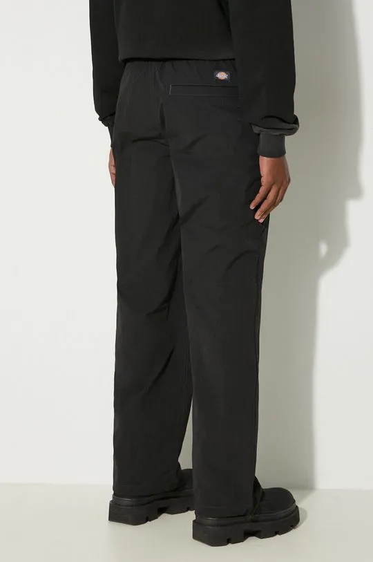 Dickies trousers men's black color