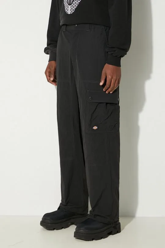 Dickies trousers men's black color