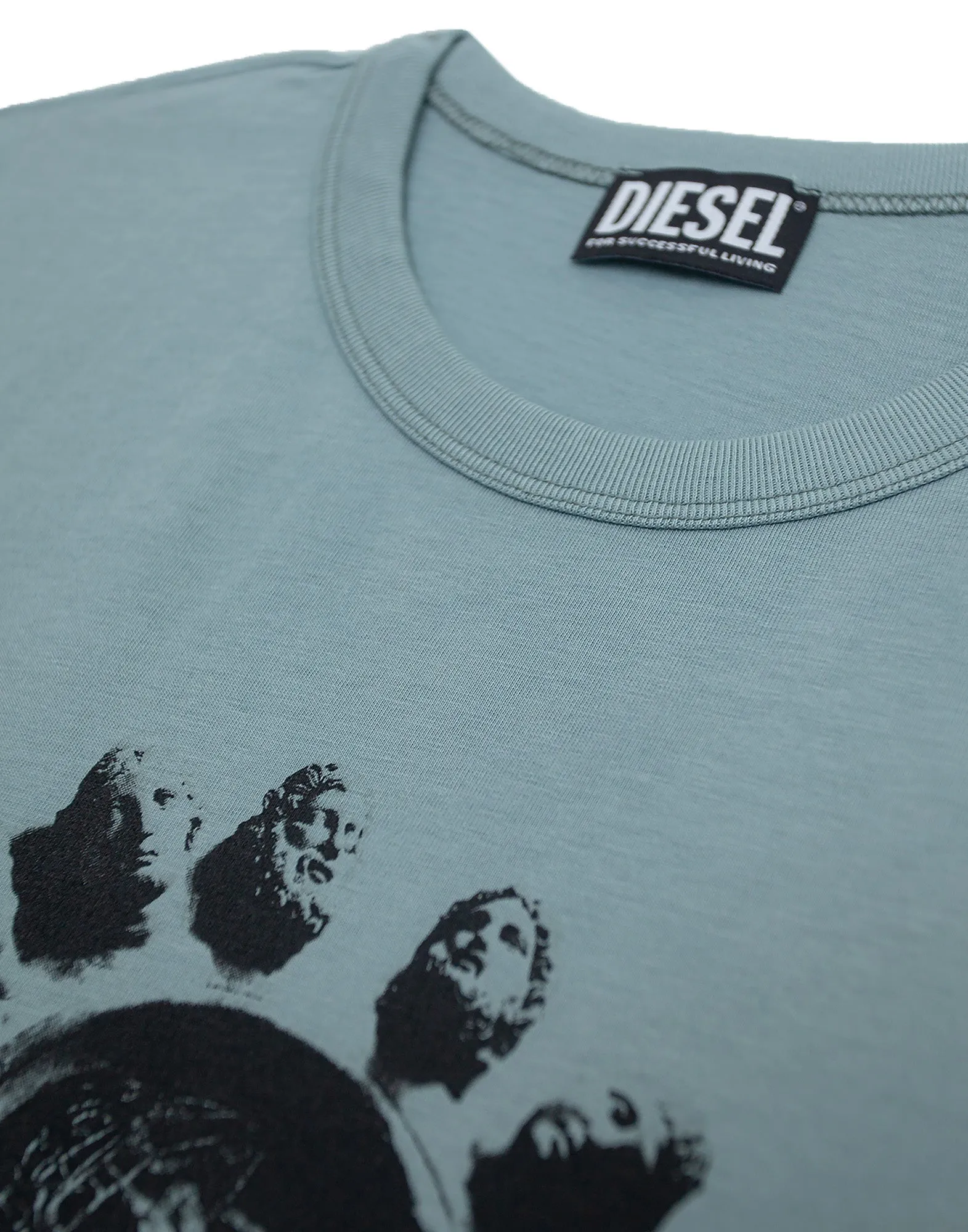 Diesel Graphic-Printed Crewneck T-Shirt